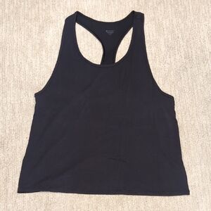 NWT Athleta Black Racerback Tank Top With Ease Sport Racerback